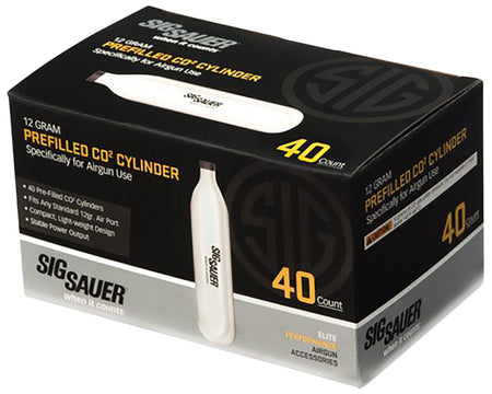 Sig Sauer Airguns AC1240 12 Gram CO2 Cylinders 40 Pack