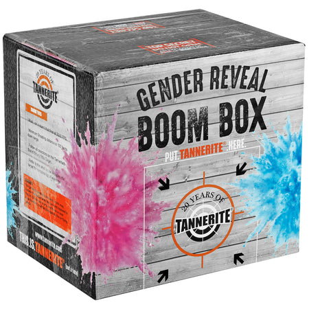 Tannerite GRKB 1 lb Reactive Binary Rifle Target – Blue Gender Reveal with Colored Powder