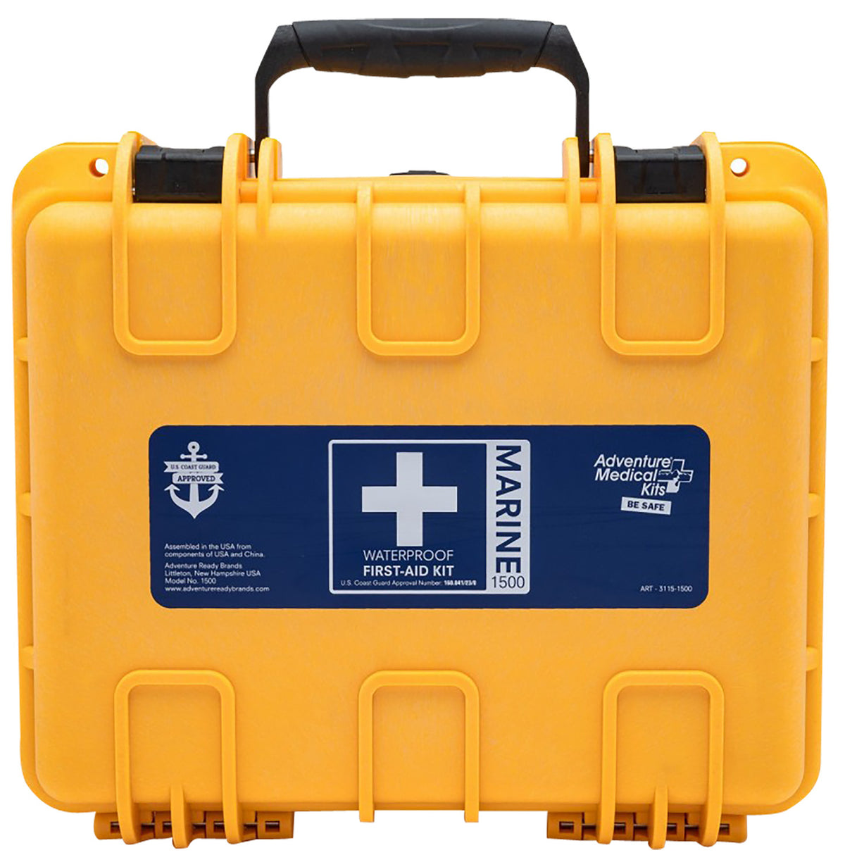 Adventure Medical Kits Marine 600 Boating First Aid Kit - Impact Resistant Waterproof Yellow