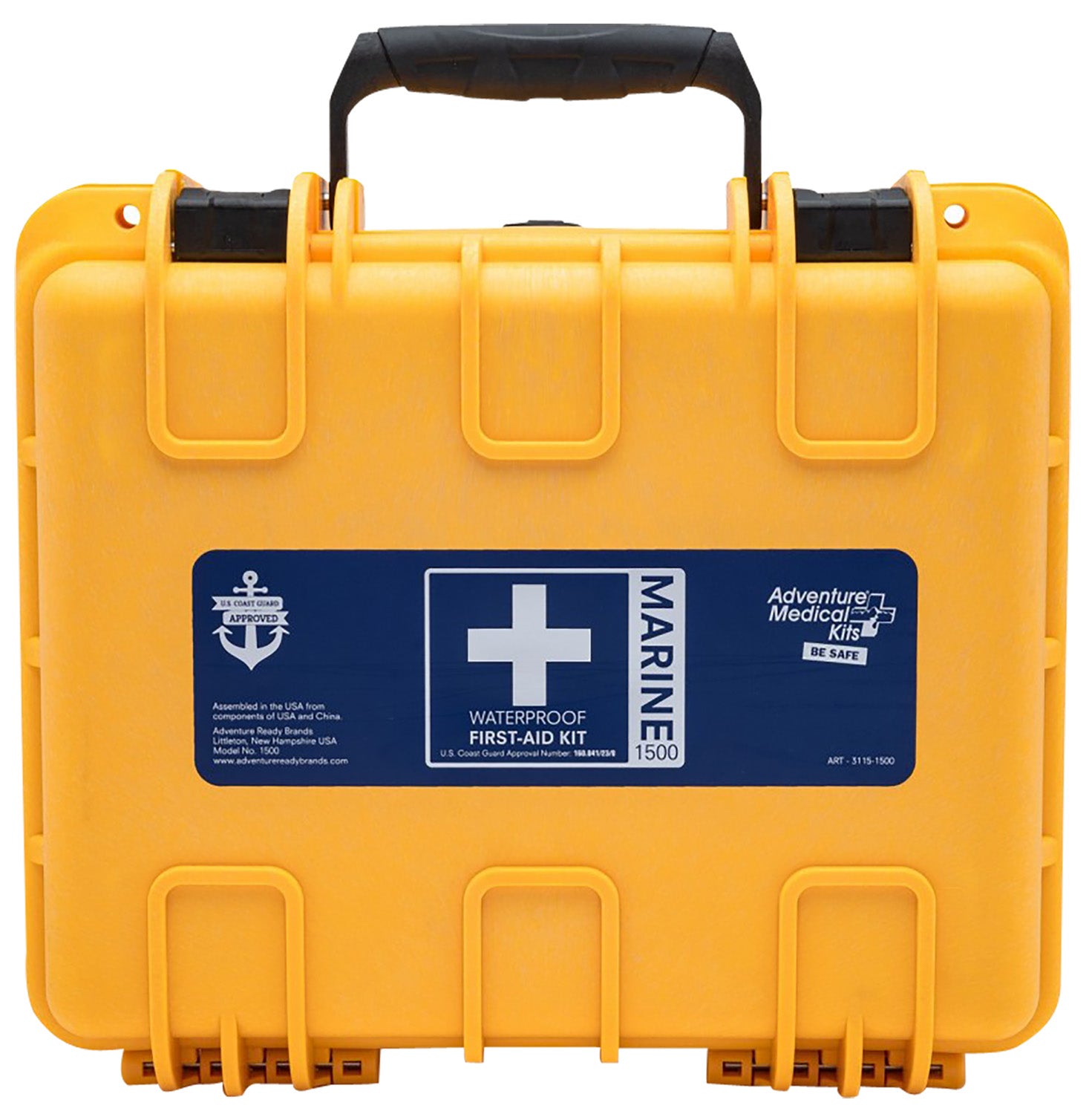 Adventure Medical Kits Marine 600 Boating First Aid Kit - Impact Resistant Waterproof Yellow