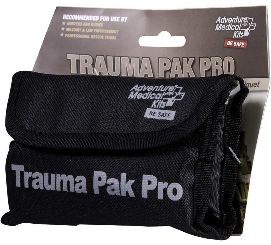 Adventure Medical Kits Trauma Pak Pro Advanced Bleeding Control with QuikClot - Black