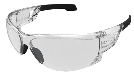 Mechanix Wear VNS10AABU Type-N Wraparound Safety Glasses Clear Lens Black Frame Anti-Scratch