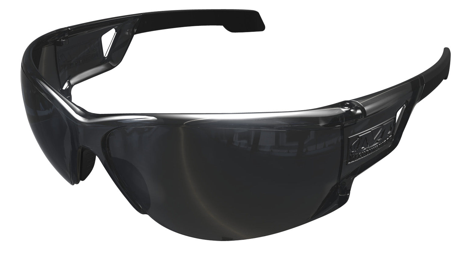 Mechanix Wear VNS20ABBU Type-N Wraparound Safety Glasses Smoke Lens Black Frame Anti-Scratch