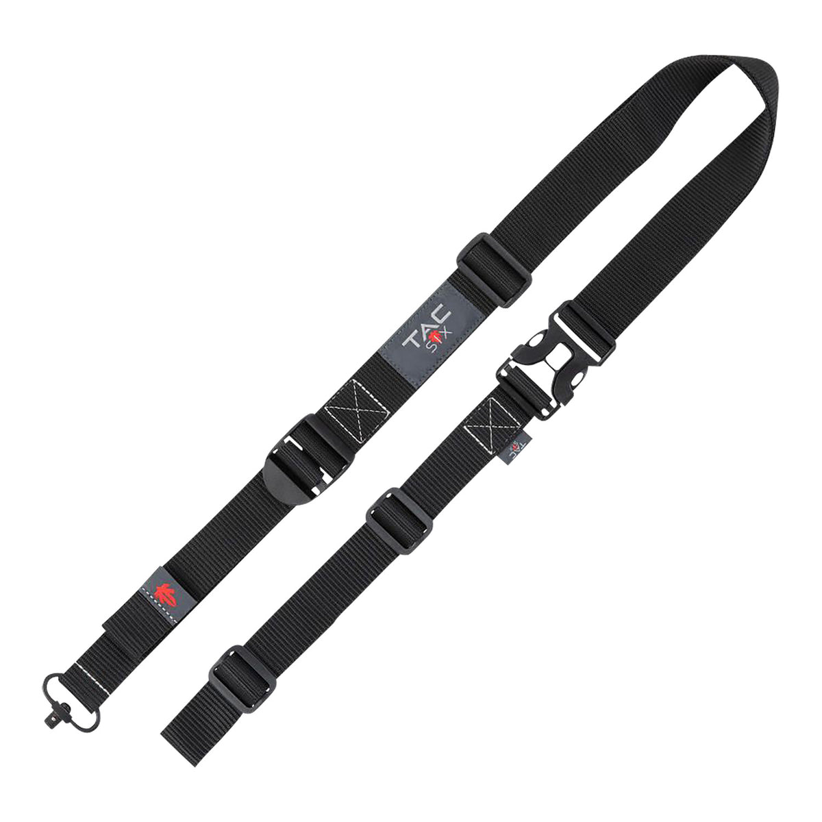 Tac Six 8493 Black Adjustable Double Point Sling QD Swivels Rifle Tri-Sectional