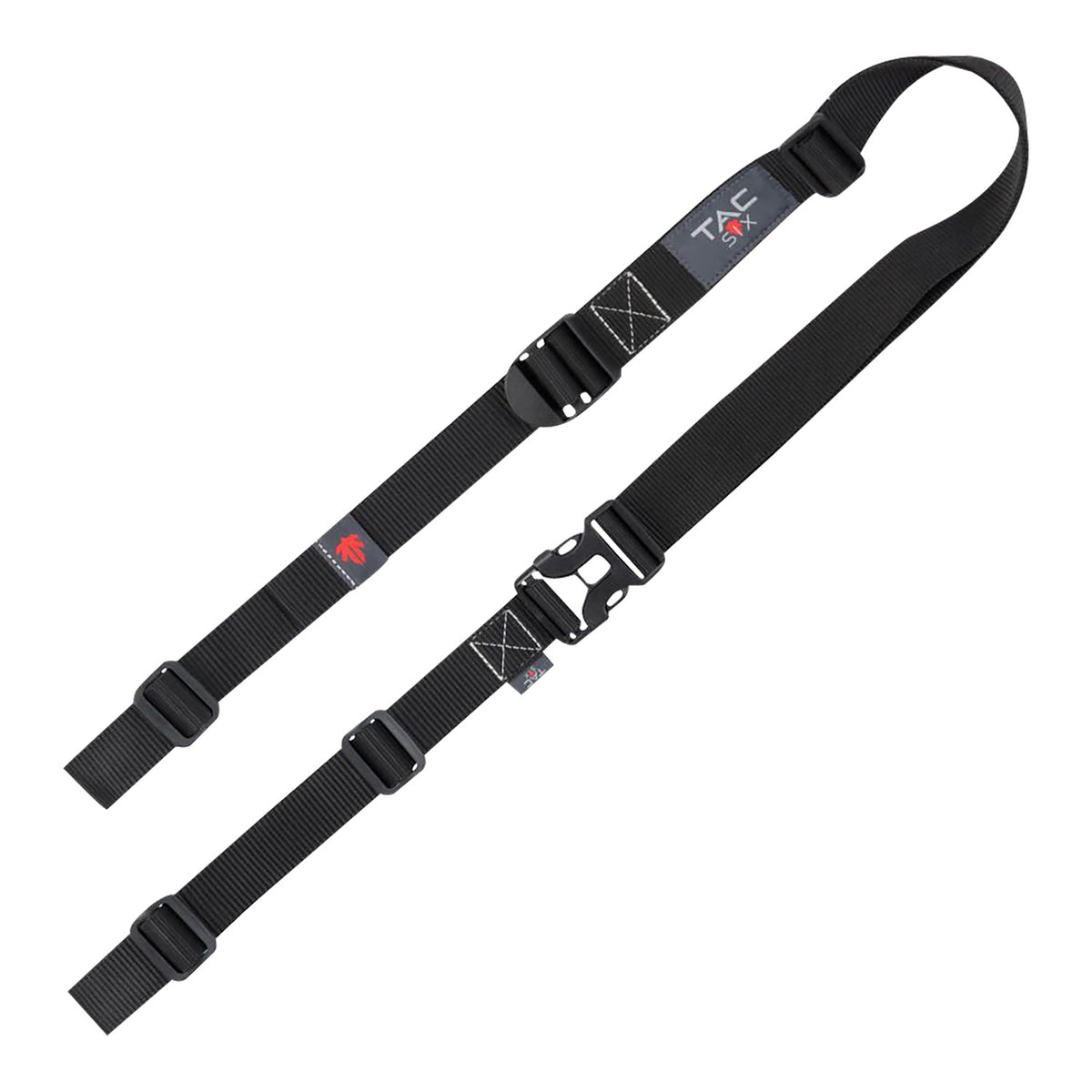 Tac Six 8494 Black Double Point Firearm Sling Ladder Buckle Rifle