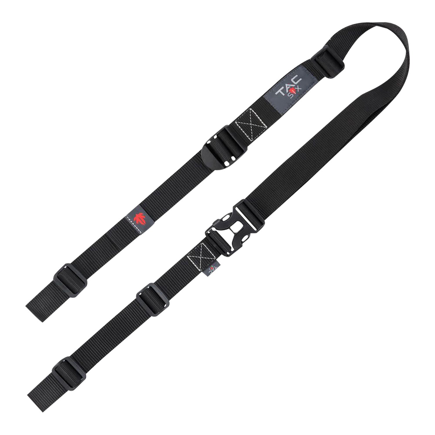 Tac Six 8494 Black Double Point Firearm Sling Ladder Buckle Rifle
