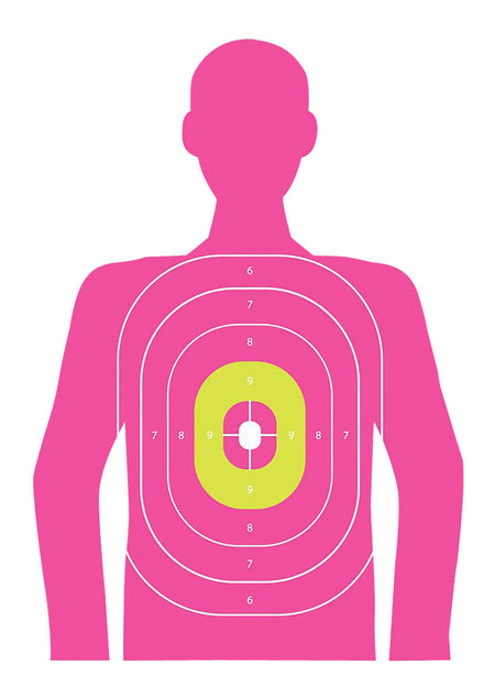 EZ-Aim 15646 In the Pink Paper Shooting Targets for Handgun/Shotgun/Airsoft, 8-Pack