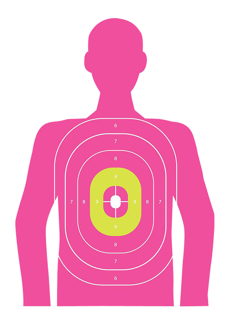 EZ-Aim 15646 In the Pink Paper Shooting Targets for Handgun/Shotgun/Airsoft, 8-Pack