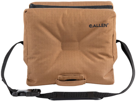 Allen 18420 Unfilled Bench Shooting Bag Black and Tan 600D Polyester Slip-Resistant Bottom