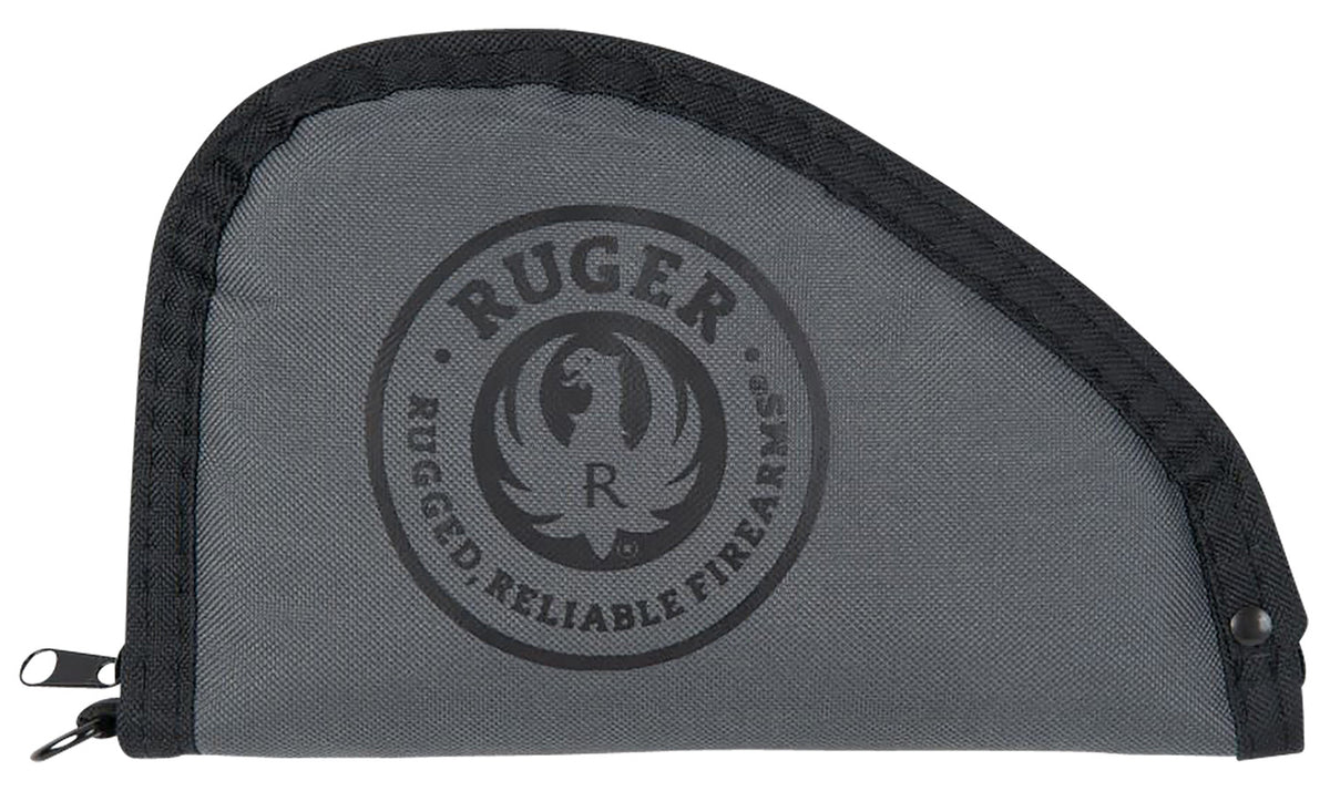 Ruger 27451 Compact Handgun Case Black/Gray Soft Lined Lockable for LCP and Compact Pistols