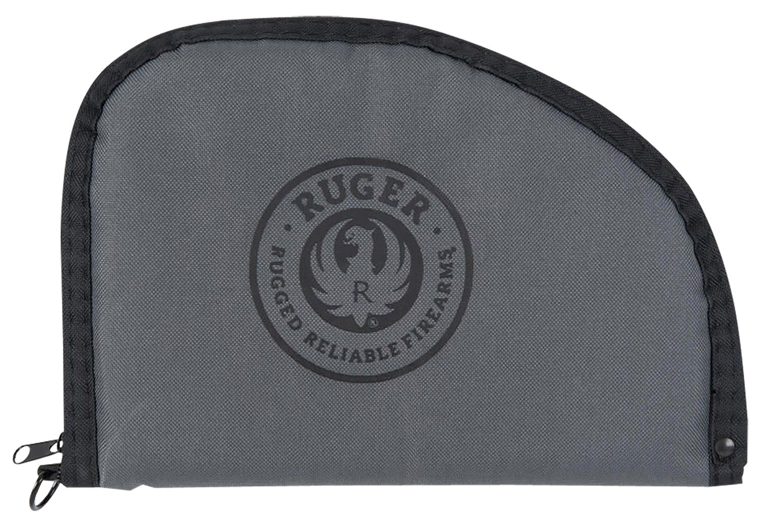 Ruger 27452 10-Inch Pistol Case Black/Gray Soft Lined Lockable D-Ring Full Size