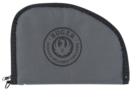 Ruger 27452 10-Inch Pistol Case Black/Gray Soft Lined Lockable D-Ring Full Size