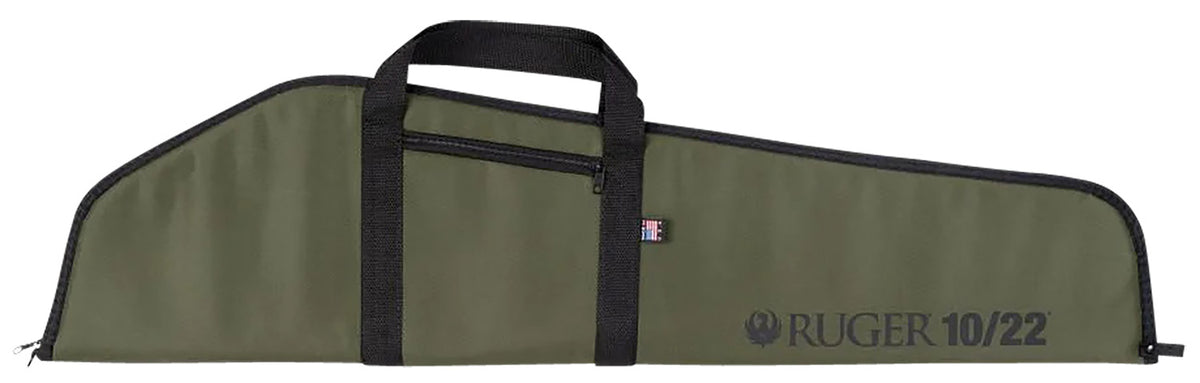 Ruger 283-40 40-Inch 10/22 Rifle Case Olive Green Lockable Zipper Exterior Accessory Pocket
