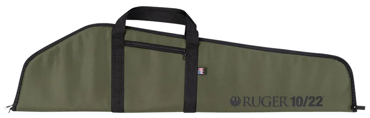 Ruger 283-40 40-Inch 10/22 Rifle Case Olive Green Lockable Zipper Exterior Accessory Pocket
