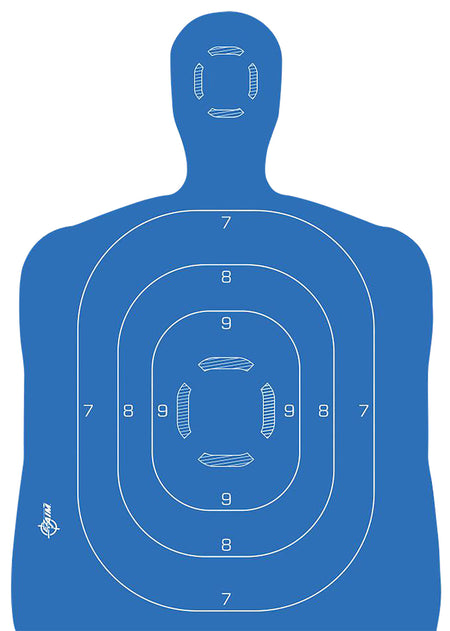 EZ-Aim 15579 Reactive Silhouette Target Set, 23"W x 35"H, Chartreuse Splatter