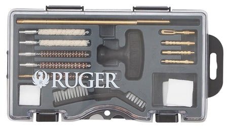 Ruger 27822 .22 Cal Rimfire Cleaning Kit with Bronze Brushes and Plastic Case