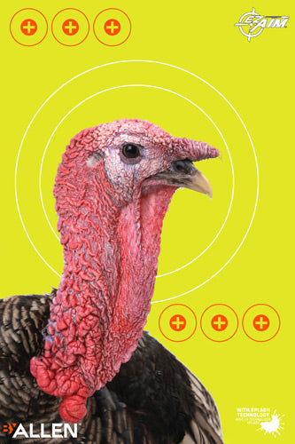 Allen EZ Aim Splash Turkey Shooting Targets 8-Pack 12"x18"