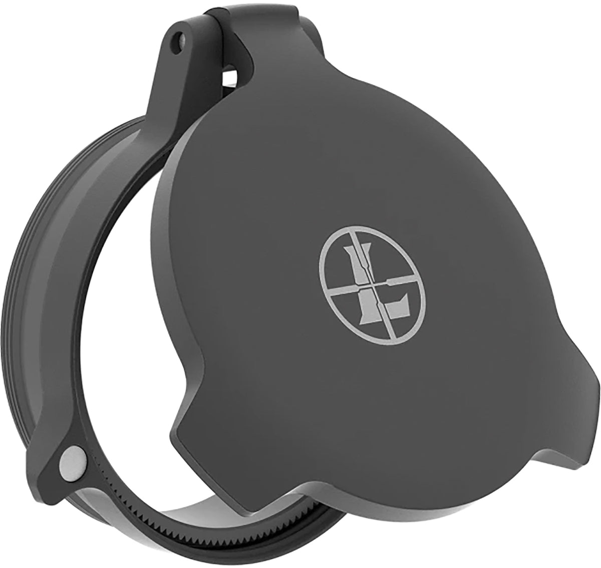Leupold 59035 Alumina 32-33mm Objective Flip-Back Lens Cover Matte Black Aluminum Screw On