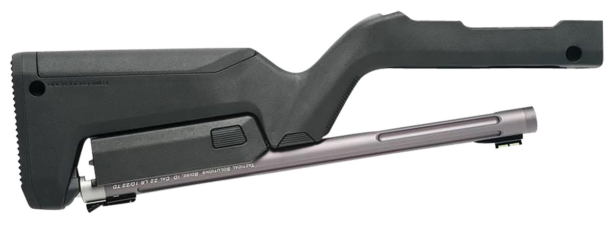 Tactical Solutions X-Ring TD Barrel and Stock Combo 22 LR 16.50" Gunmetal Gray Threaded Fluted Fiber Optic Black Magpul Stock Fits Ruger 10/22 Takedown
