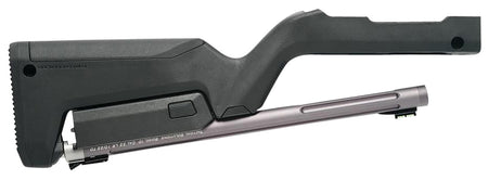 Tactical Solutions X-Ring TD Barrel and Stock Combo 22 LR 16.50" Gunmetal Gray Threaded Fluted Fiber Optic Black Magpul Stock Fits Ruger 10/22 Takedown
