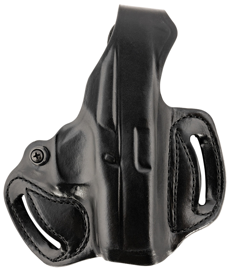 DeSantis 085BA8BZ0 Thumb Break Mini Slide Black Leather OWB Holster Glock 43/43X/48 1.75" Belt RH