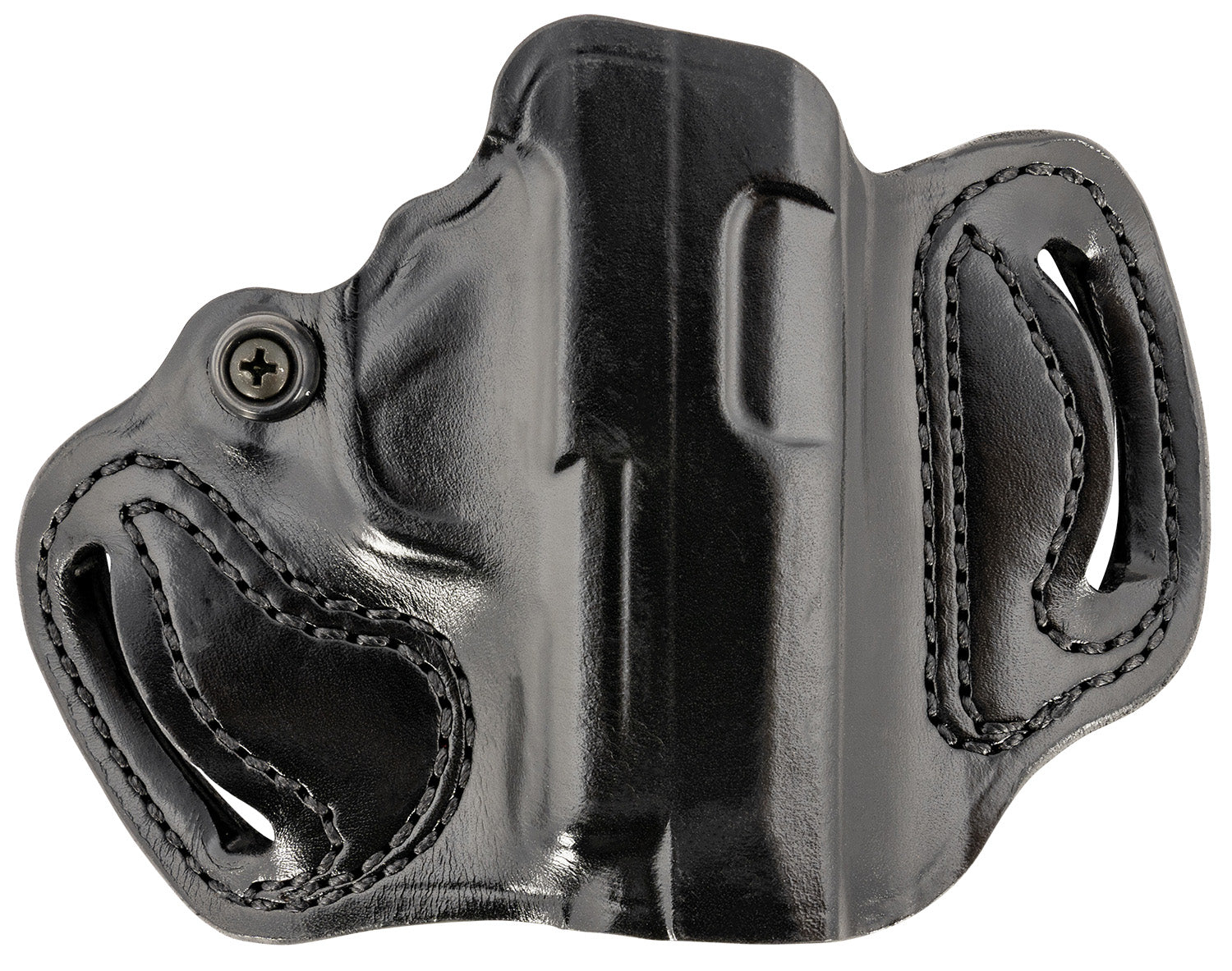 DeSantis 086BA8JZ0 Mini Slide Tan Leather OWB Two-Slot Holster Sig Sauer P365 Right Hand