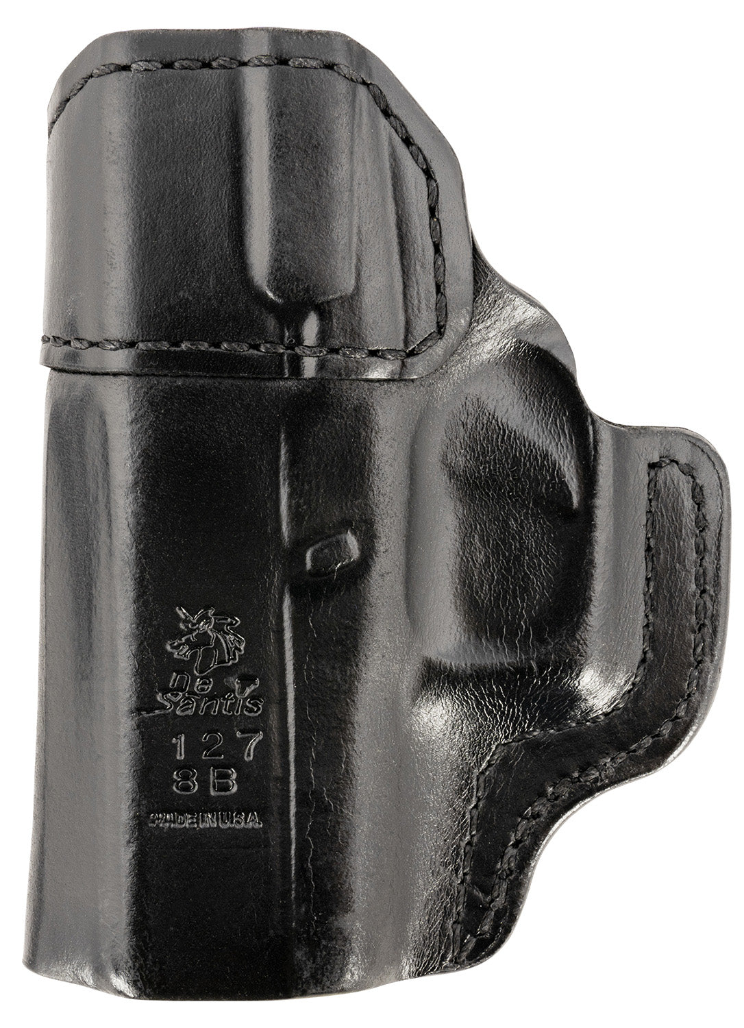 DeSantis Gunhide 127BA8BZ0 Inside Heat Inside Waistband Black Leather Holster Glock 43/43x RH