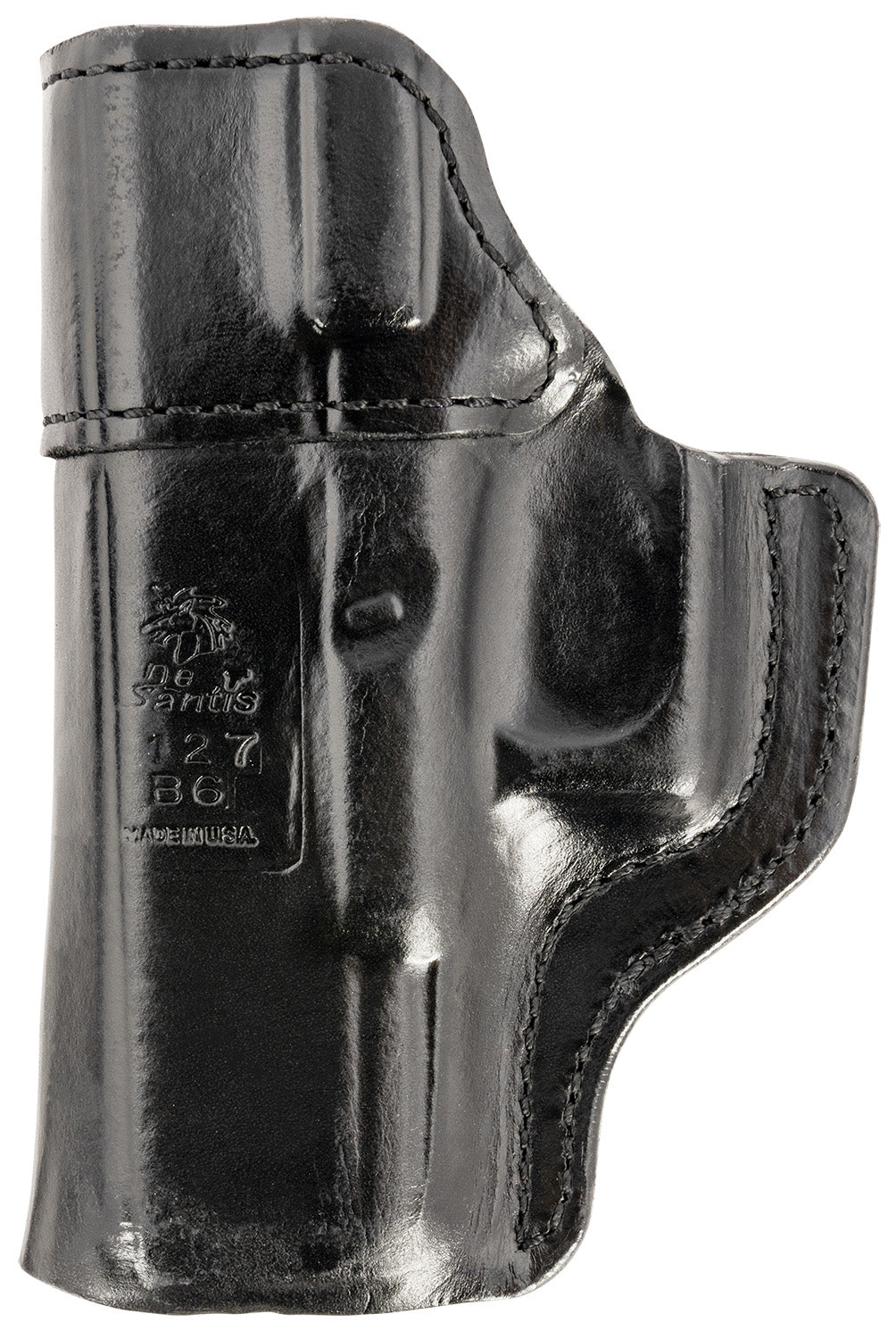 DeSantis Gunhide 127BAB6Z0 Inside Heat Inside Waistband Black Leather Holster Glock 19/23/45 RH