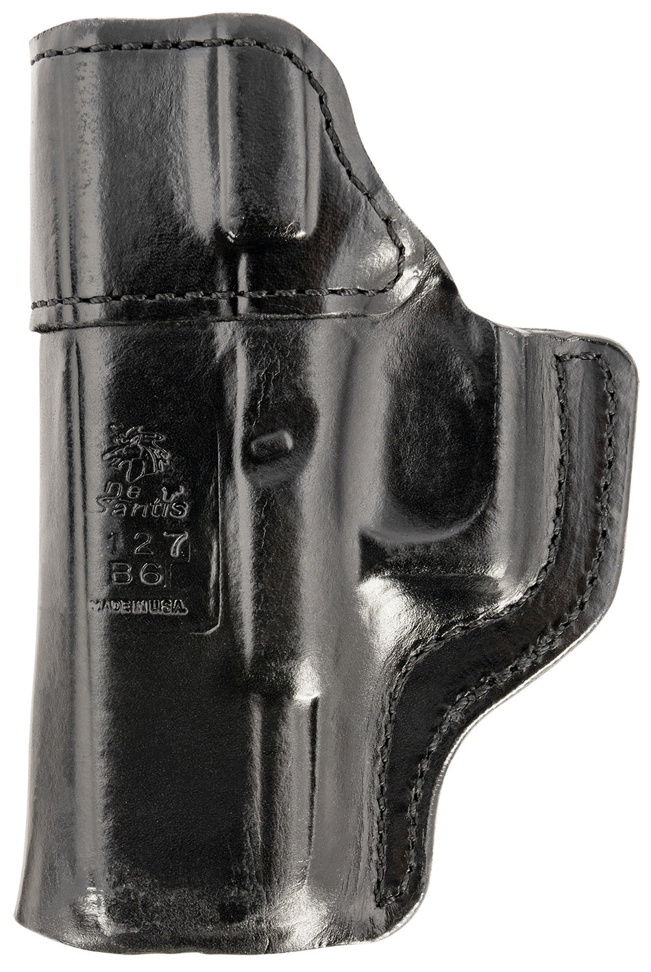 DeSantis Gunhide 127BAB6Z0 Inside Heat Inside Waistband Black Leather Holster Glock 19/23/45 RH