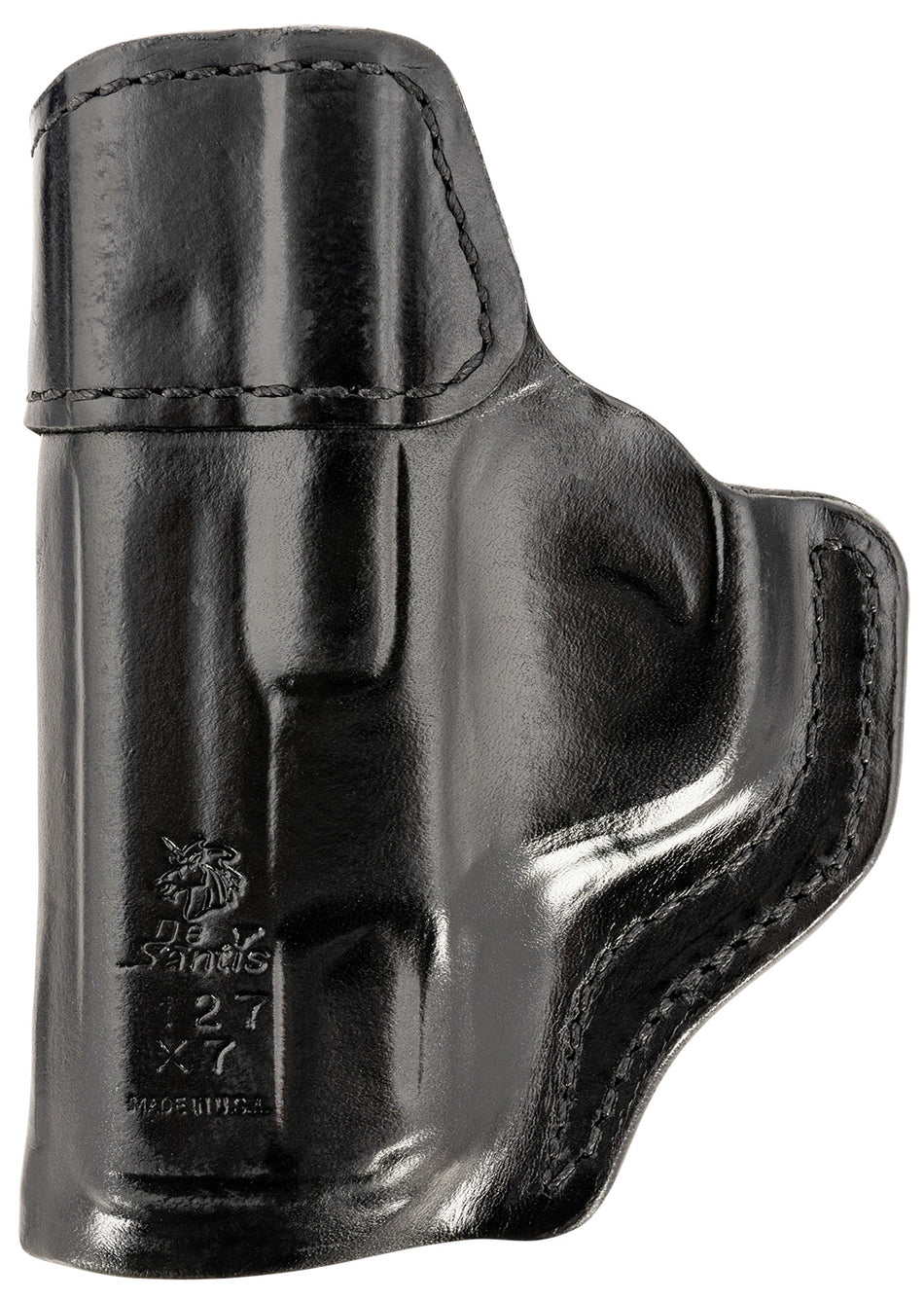 DeSantis Gunhide 127BAX7Z0 Inside Heat Inside Waistband Black Leather Holster S&W M&P Shield 9/40 RH