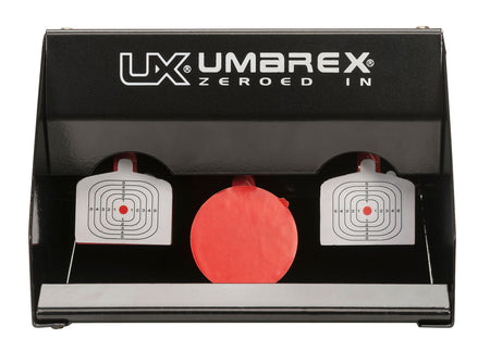 Umarex 2218075 Trap Shot Re-Settable Steel Target Air Rifle Red and White