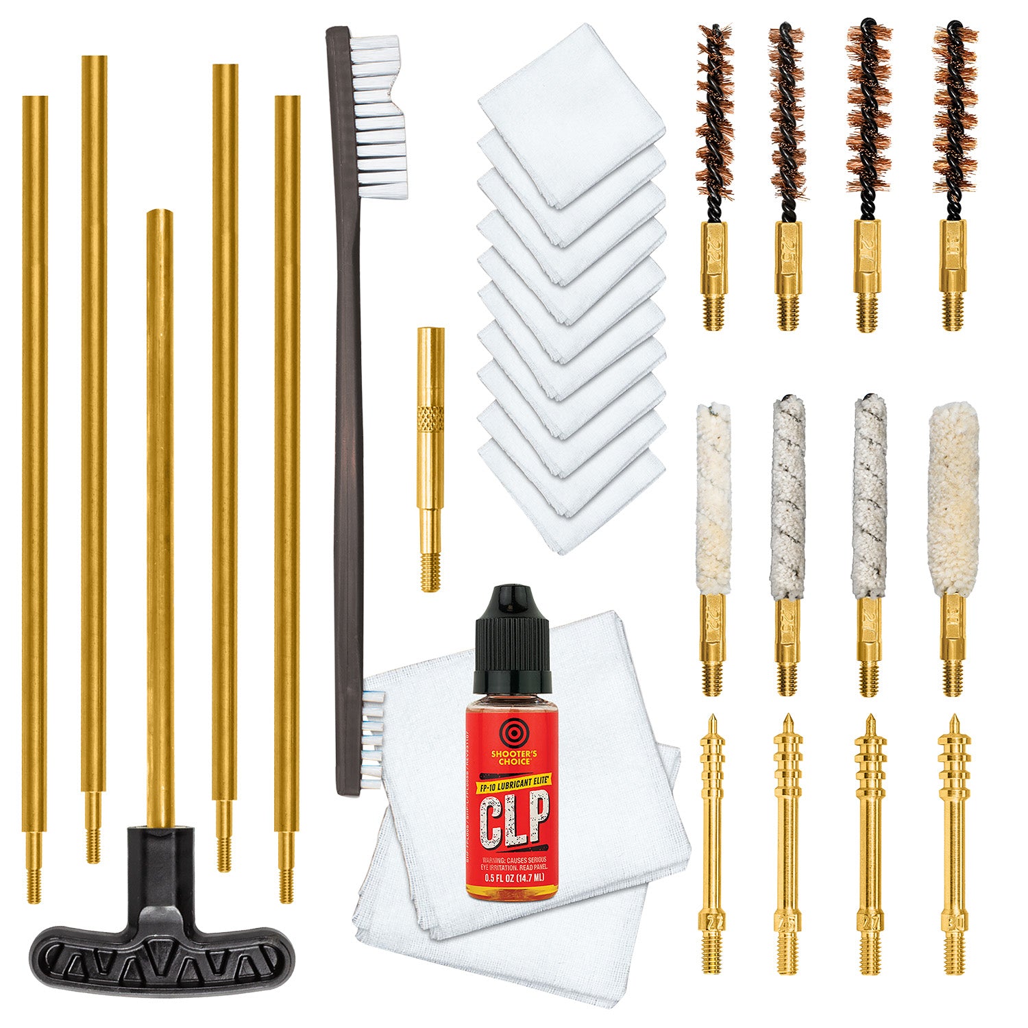 Otis FGSRSMCR Rifle Cleaning Kit .22/.223/5.56mm/.308/.30-06 Multi-Caliber