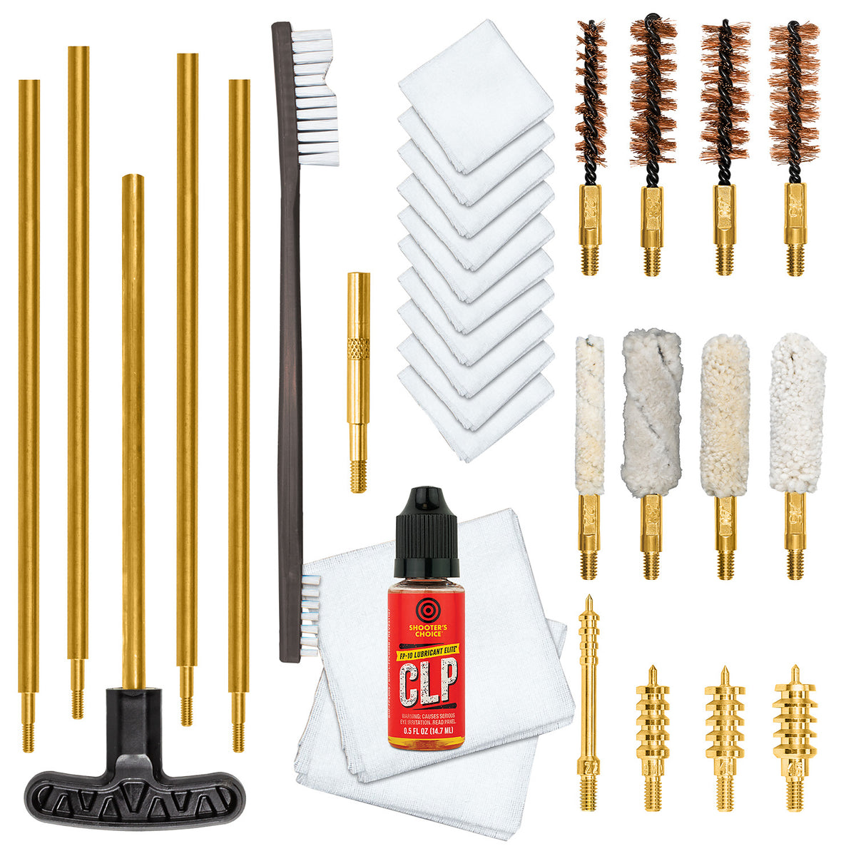 Otis FGSRSMCP Pistol Cleaning Kit .22 to .45 Cal Multi-Caliber