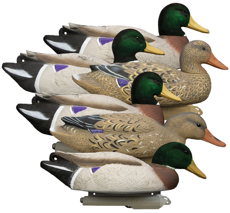Higdon Outdoors Battleship Mallard Oversized Foam Filled Decoy Pack with Flocked Heads 6 Pack