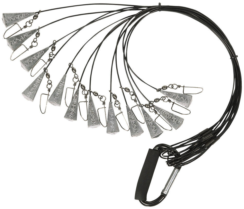 Higdon Outdoors 30330 Decoy Anchor Rig Non-Tangle Black Nylon 54" 12 Pack