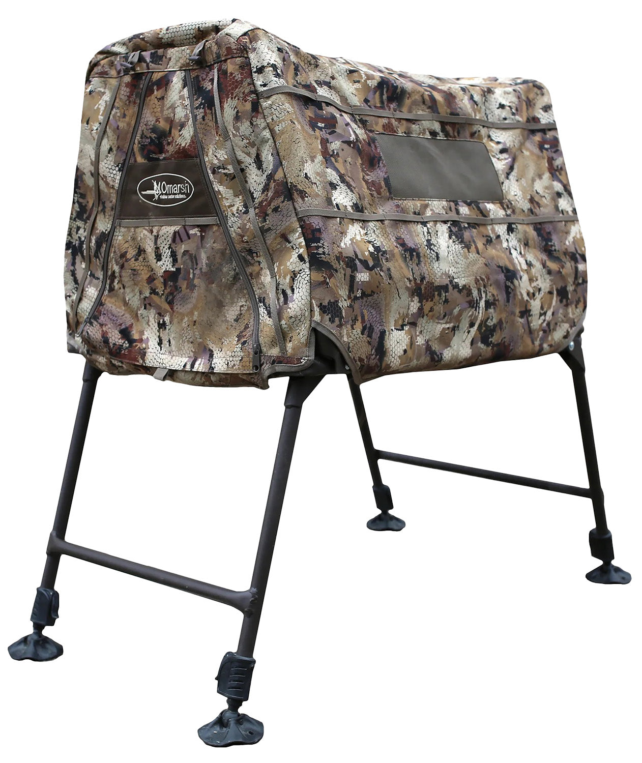 MOmarsh 34016 Invisi-Lab Dog Blind Mesh Bottom Mossy Oak Original BottomLand