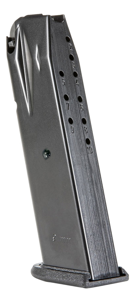 Walther Arms 2867541 Black Aluminum 10rd 9mm Luger Magazine for PDP Full Size