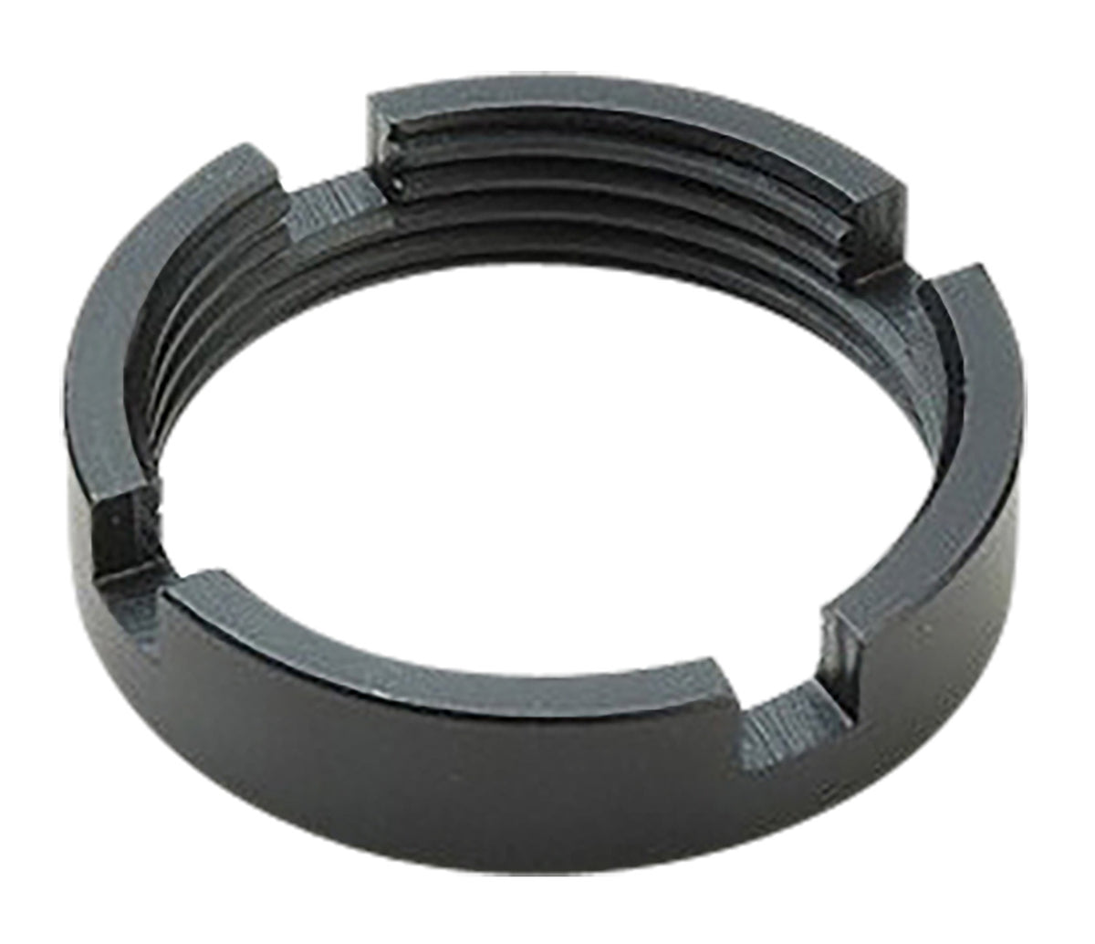 Ergo 4971B AR-15 Black Steel Castle Nut Fits Commercial Military and Hybrid Buffer Tubes