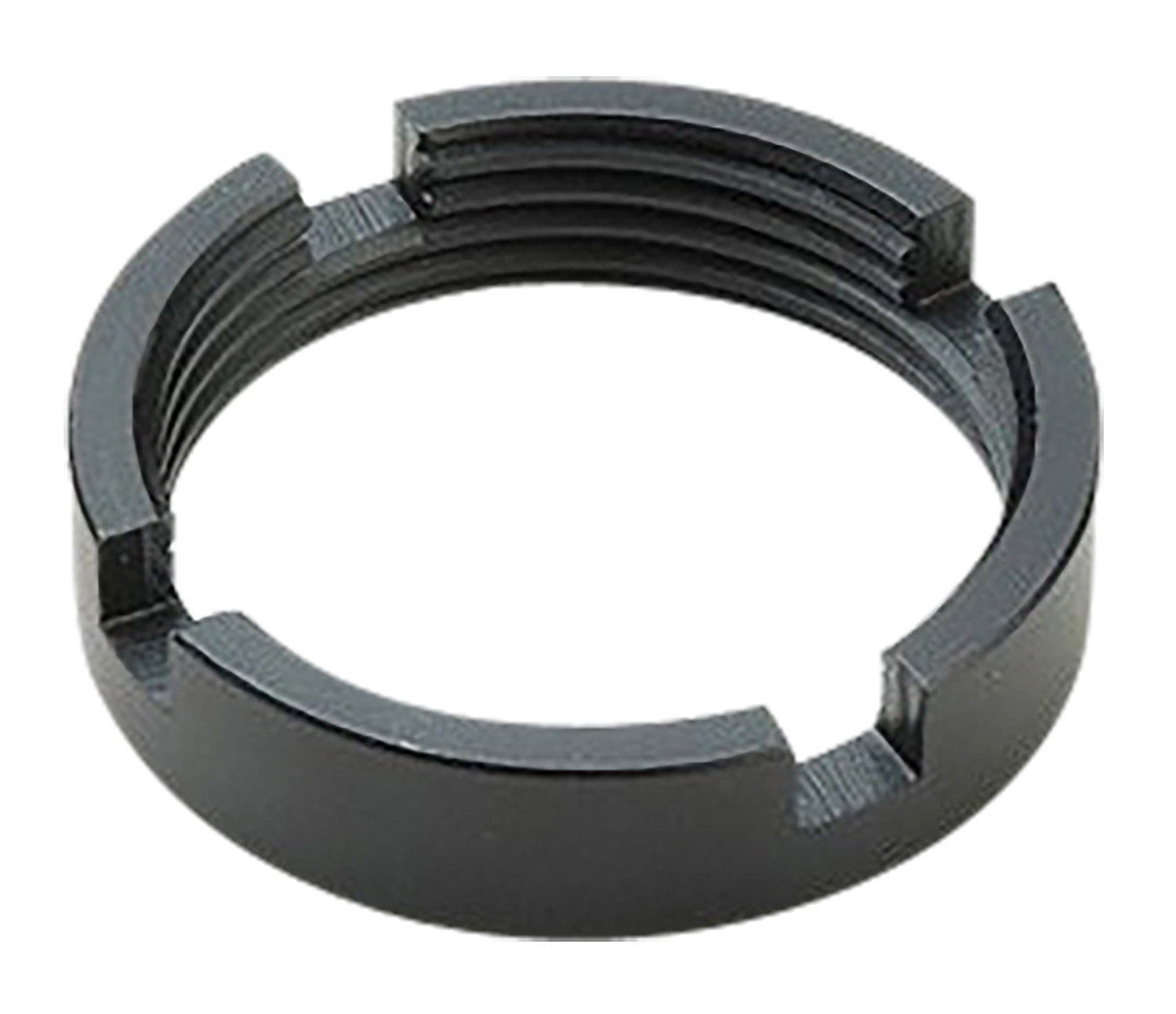 Ergo 4971B AR-15 Black Steel Castle Nut Fits Commercial Military and Hybrid Buffer Tubes
