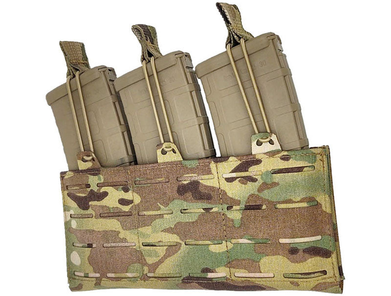 TacShield MOLLE RZR Triple Rifle Magazine Pouch OCP Pattern