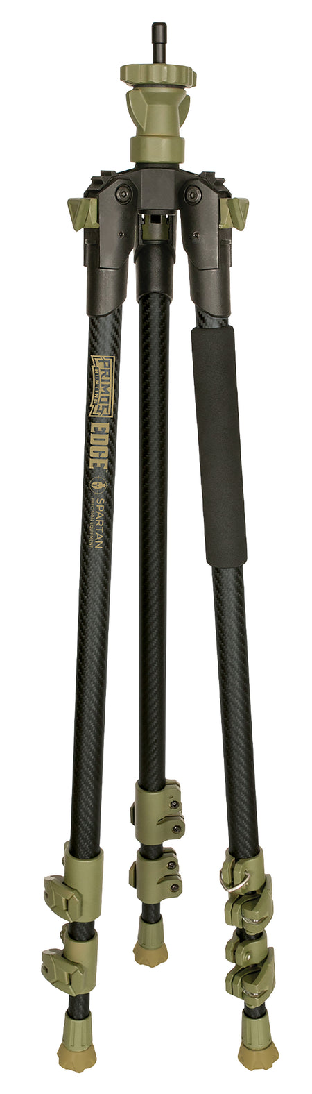Primos 65832 Edge Carbon Fiber Shooting Tripod with Spartan Magnetic Head, FDE, 31-59"