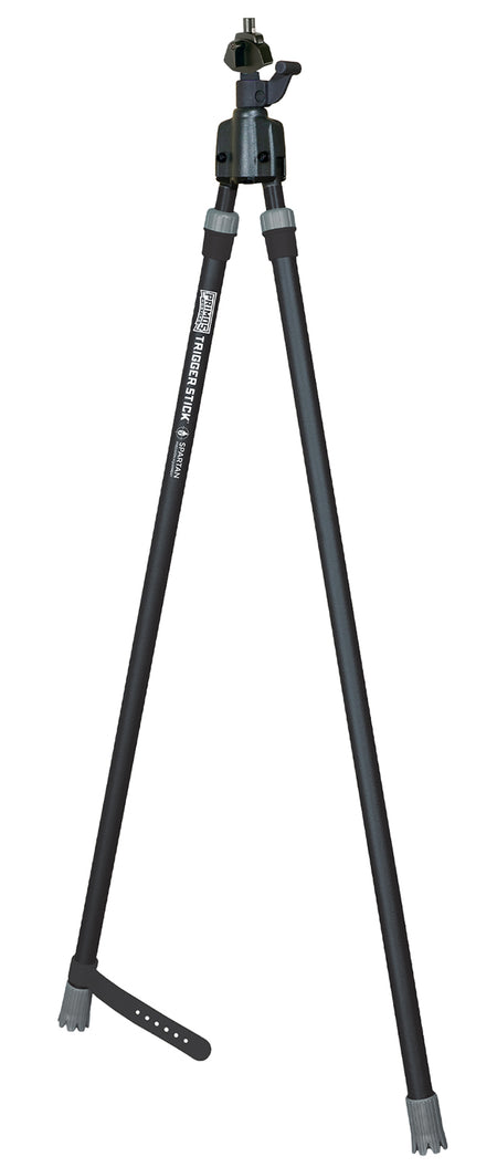 Primos 65830 Tall Trigger Stick Bipod with Spartan Magnetic System, Black, 33-65"