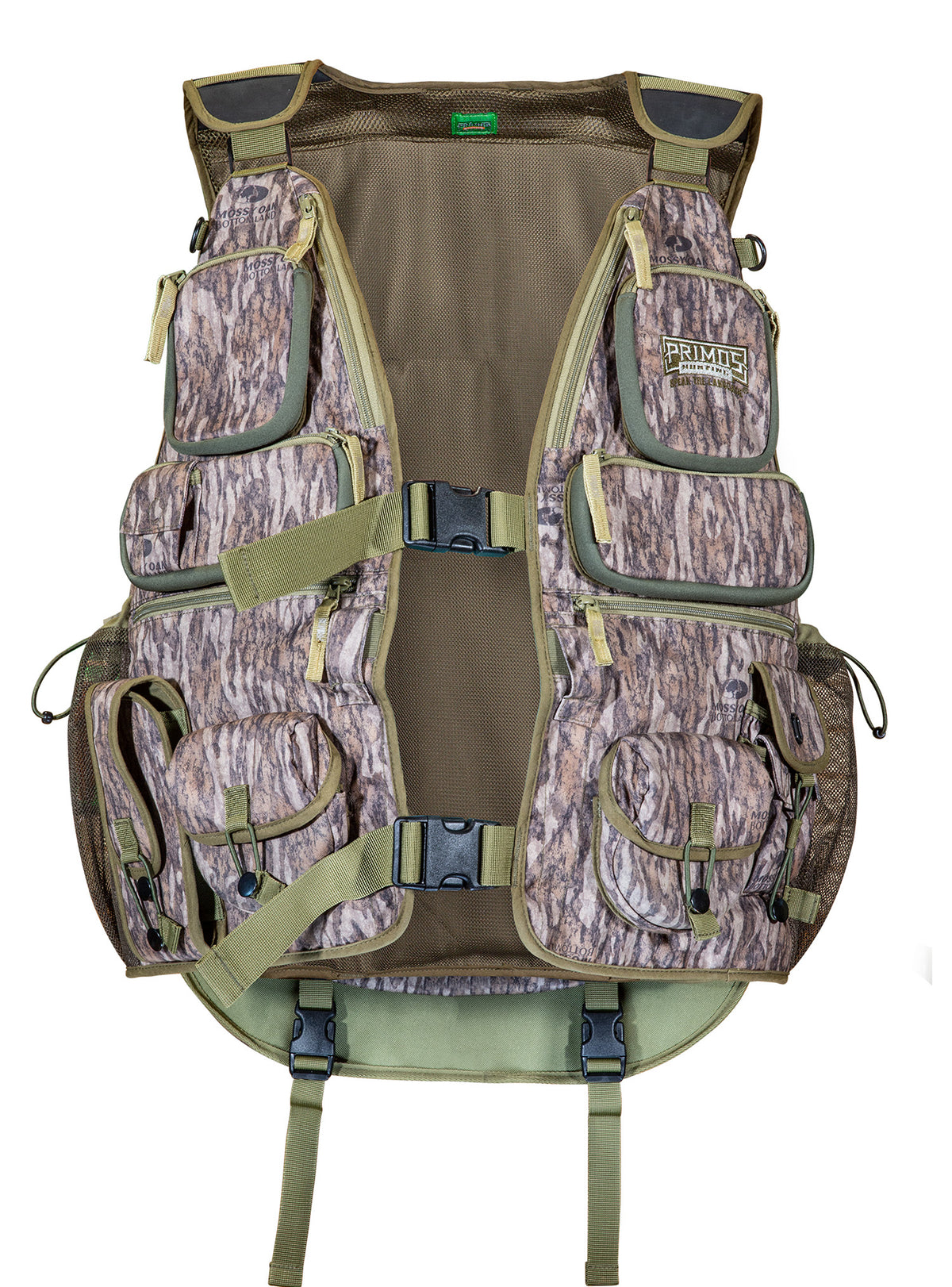 Primos 65724 Mossy Oak Original BottomLand Turkey Vest Large Polyester