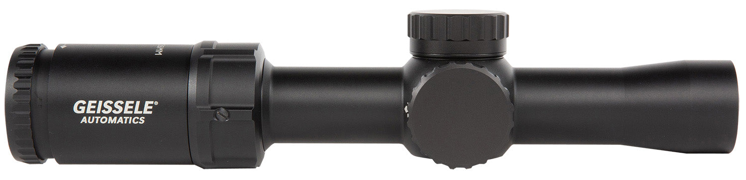 Geissele Super Precision Black Anodized 1-6x26mm Rifle Scope with Illuminated DMRR-1 MIL Reticle