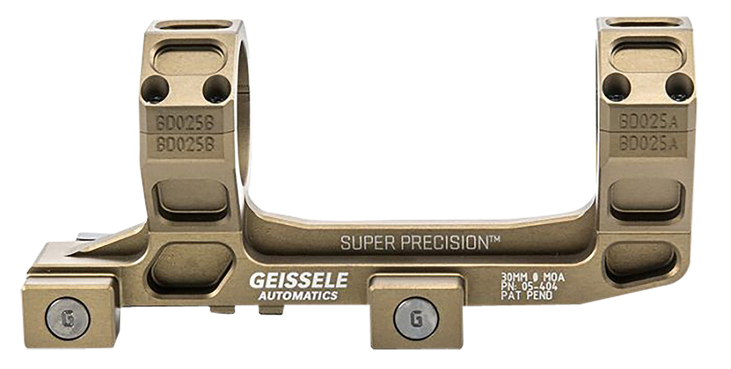 Geissele Super Precision AR15 M4 Scope Ring Mount Combo Billet Aluminum Desert Dirt