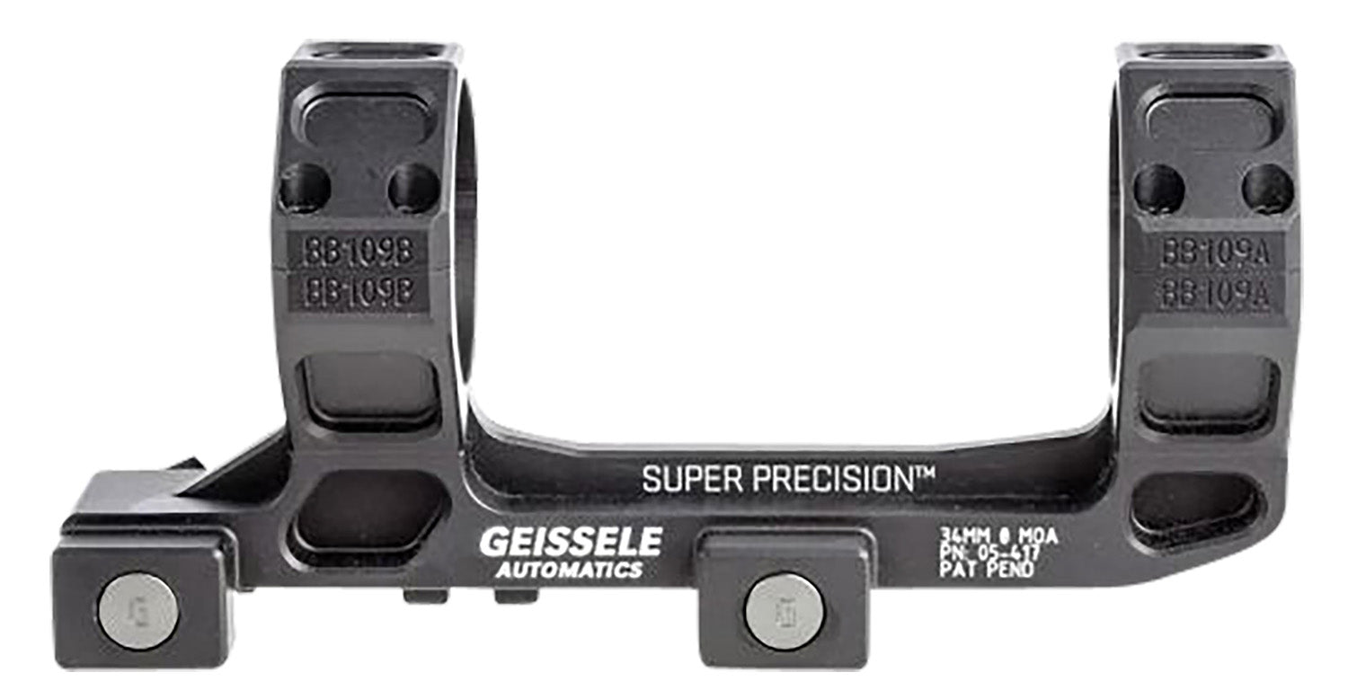 Geissele Super Precision AR15 M4 Single-Piece Billet Scope Mount Ring Combo Black