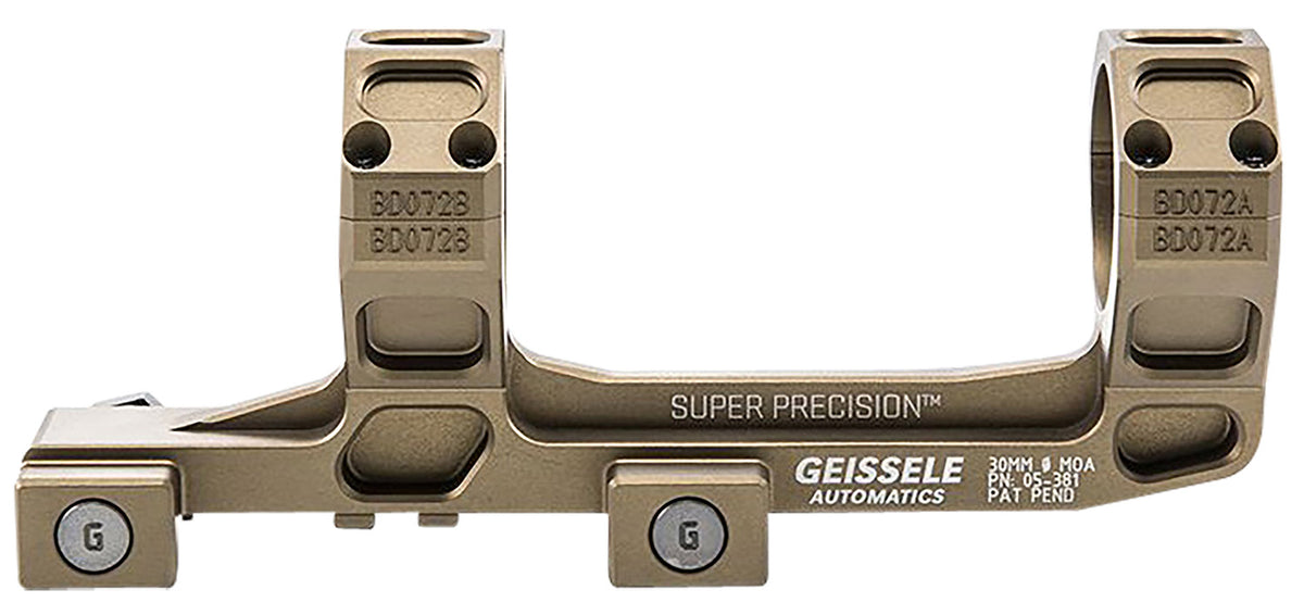 Geissele Automatics Super Precision Scope Mount/Ring AR-15 Desert Dirt