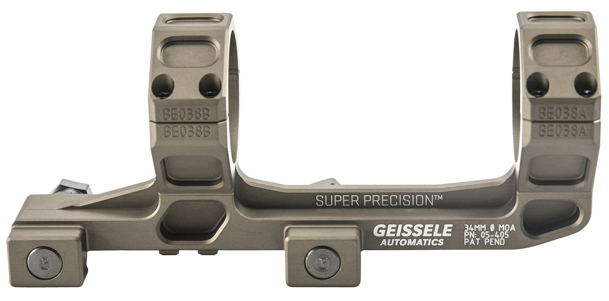 Geissele Automatics AR-15 Super Precision Ring Mount Desert Dirt Color