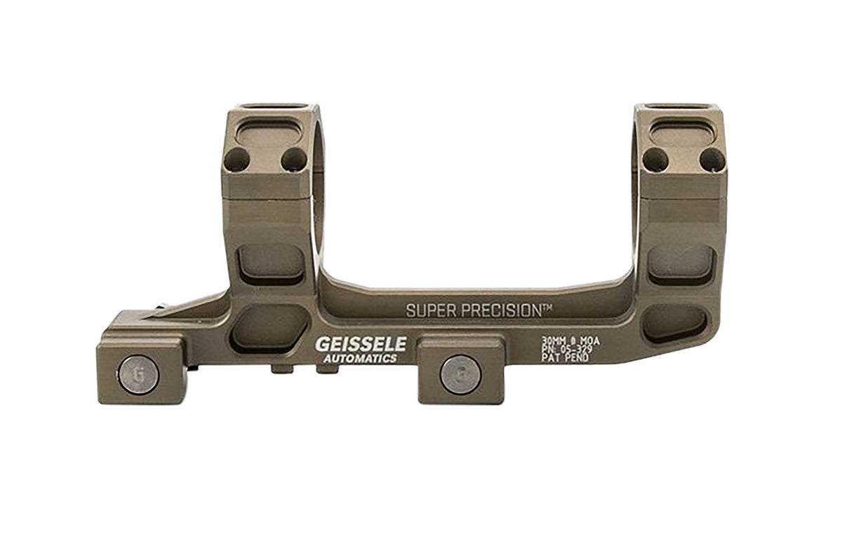 Geissele Automatics SOPMOD Super Precision Vortex 1-6 Picatinny Mount Ring Combo Desert Dirt