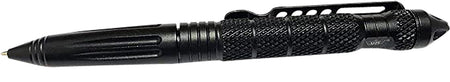 Uzi Accessories UZITACPEN2BK Defender Pen Black Aircraft Aluminum Glass Breaker